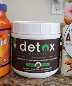 Detox Organics Chocolate Superfood Powder, Detox Cleanse for your Body, Bloating Relief, Immune Support Supplement Smoothie Detox Mix, Greens Blend Superfood, Low Carb, Vegan, Soy Free, Dairy Free 34 71JZSPWGUQL