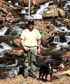 Prosper Pets Hands Free Dog Leash - Dual Handle Running Leash – Shock Absorbing, Extendible Bungee – Adjustable Waist Belt – for Running, Jogging or Walking Standard - 36" Leash Black 13 71Jb1reJ5YL