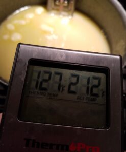 Candy Thermometer Deep Fry/Jam/Sugar/Syrup/Jelly Thermometer with Hanging Hook Cooking Thermometer Food Thermometer Quick Reference Temperature & Pot Clip Silver 36 71Jbj9MpaeL