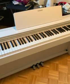 Casio Privia PX-870 Digital Piano - White Bundle with Furniture Bench, Instructional Book, Austin Bazaar Instructional DVD, and Polishing Cloth PX-870 Bundle w/ Furniture Bench 18 71JcDL4hO9L