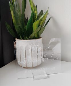 UNIQOOO 10 Pack Clear Acrylic Sign Acrylic Wedding Table Numbers, 8 x 10 inch, DIY Acrylic Sheet for Wedding Table Number Holder, Table Display Stand Signs for Party Events, Office 8x10",10 set 39 71JdHt7vlIL