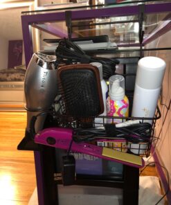 Spectrum Diversified Basket Grid Wide Hair Styling Station, Over the Cabinet Door, Bronze, Medium 30 71JdQkmVliL