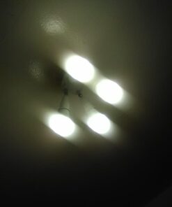 JACKYLED 4 in 1 E26 Light Socket Splitter Adapter Converter for Standard LED Bulbs 360 Degrees Adjustable 180 Degree Bendable Max Watt 240W 46 71JdZ42rXQL