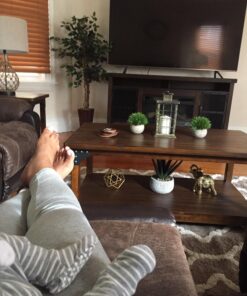 Nearly Natural 5924 5.5ft. Ficus Tree with Bamboo Planter,Green 11 71JdvjAuxQL