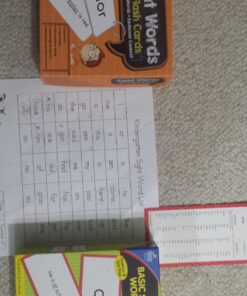 Star Right Education Sight Words Flash Cards, 169 Sight Words and Sentences With 2 Rings 29 71Jfm9nbRL