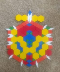 Melissa & Doug Pattern Blocks and Boards - Wooden Classic Toy With 120 Solid Wood Shapes and 5 Double-Sided Panels, Multi-colored - STEAM Animals, Tangrams Puzzle For Kids Ages 3+ Standard 55 71Jg1rmEKIL