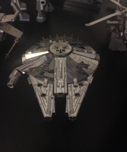 Metal Earth Fascinations ICONX Premium Series Star Wars Millennium Falcon 3D Metal Model Kit 36 71JgviawoFL