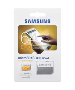Samsung EVO 64GB 48/MB/s Micro SDXC Memory Card with Adapter up to (MB-MP64DA/AM) 33 71JgyDeQ34L