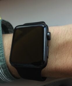 Armor Suit Apple Watch 42mm (Series 2/3 Compatible) Screen Protector (2 Pack) Full Coverage MilitaryShield Screen Protector For Apple Watch 42mm (Series 2/3 Compatible) -HD Clear Anti-Bubble 84 71JhfEzXVwL