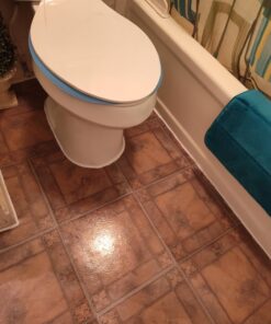 Nexus Self Adhesive 12-Inch Vinyl Floor Tiles, 20 Tiles - 12" x 12", Spanish Rose Pattern - Peel & Stick, DIY Flooring for Kitchen, Dining Room, Bedrooms & Bathrooms by Achim Home Decor 44 71Ji6330lIL