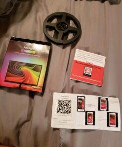 Nexillumi LED Strip Lights 6.56ft TV LED Backlight for 24 Inch-60 Inch TV RGB LED Strip USB Powered, APP Control Sync to Music, Bias Lighting, 5050 RGB for Mirror, PC, Android iOS 64 71Ji7KZ04IL