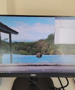 PHILIPS 22 inch Class Thin Full HD (1920 x 1080) 75Hz Monitor, VESA, HDMI & VGA Port, 4 Year Advance Replacement Warranty, 221V8LN 22" Class Full HD | 75Hz 25 71JikpWvunL