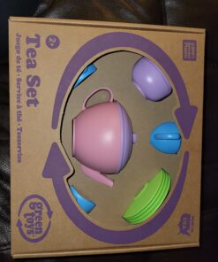 Green Toys Tea Set - BPA / Phthalates Free Play Toys for Gross Motor, Fine Skills Development. Kitchen Toys 24 71JivLnoUCL 1