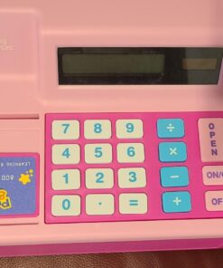Learning Resources Pretend & Play Calculator Cash Register Pink - 73 Pieces, Ages 3+, Cash Register for Kids, Play Money for Kids, Toddlers Toys, Toy Register 33 71JjBw o51L