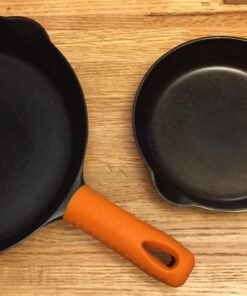 Lodge ASCRHH61 Silicone Hot Handle Holders for Carbon Steel Pans, Orange 30 71JjhQxsK L