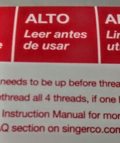 SINGER | ProFinish 14CG754 2-3-4 Thread Serger with Adjustable Stitch Length, & Differential Feed - Sewing Made Easy,White 67 71JjsybvouL