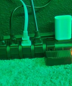 ECHOGEAR VoltSpin Surge Protector Power Strip with Rotating Outlets, Flat Plug, Long Cord, & Mounting Holes - Power Strip with Heavy Duty Surge Supression Plus Built-in Cable Management Single - Black 38 71JkL80eDyL