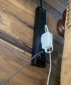 2 Pack Power Strip Surge Protector-5 Widely Spaced Outlets 3 USB Ports(1 USB C Port),1250W/10A with 5Ft Extension Cord, Power Strips with Surge Protection, Wall Mount for Home Office,Black 2PCK 22 71JkPYWzKEL