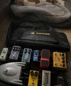 Donner Guitar Pedal Board Case DB-3 Aluminium Pedalboard 20'' x 11.4'' x 4'’ with Bag 20" x 11.4" x 4" 34 71Jkc8Qf 0L