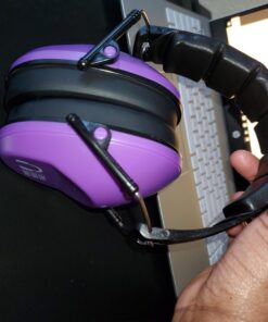 Pro For Sho 34dB Shooting Ear Protection - Special Designed Ear Muffs Lighter Weight & Maximum Hearing Protection Standard Purple 44 71JlZqgYDrL