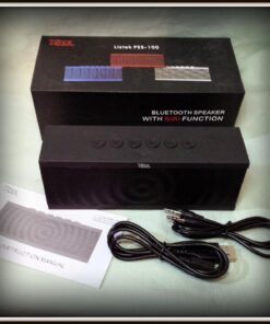 Liztek PSS-100 Portable Wireless Bluetooth Speaker with Built in Speakerphone, 10 Hour Rechargeable Battery Perfect Speaker for iPhone, Samsung and More Black 45 71Jmt3qjnrL