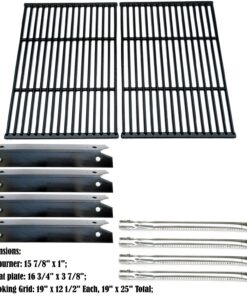 Alternative view of Direct Store Parts Kit DG137 Replacement for Charmglow Heavy Duty 810-7400-S Gas Grill 4 Burners, Heat Plates, Cooking Grid