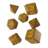 Q-Workshop Steampunk Dice Brown/Yellow (7 STK.) Board Game 26 71JnAZiu9CL