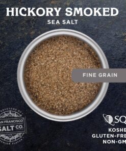 Alternative view of Hickory Smoked Sea Salt 2 lb. Bag - Fine Grain by San Francisco Salt Company 2 Pound Bag - Fine Grain