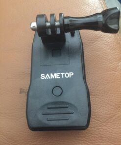 Sametop Backpack Strap Mount Quick Clip Mount Compatible with Gopro Hero 12, 11, 10, 9, 8, 7, 6, 5, 4, Session, 3+, 3, 2, 1, Hero (2018), Fusion, Max, DJI Osmo, Xiaomi Yi Action Cameras 65 71JoVtaAU6L