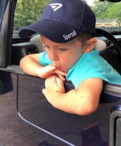 Sportoli Adult and Kids Cotton Blend and Mesh Snapback Trucker Baseball Cap Hat Navy 9 71JohD2arL