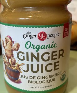 Organic Ginger Juice, 99% Pure Ginger Juice by The Ginger People – Drug Free Digestive Health, Original Flavor, Premium Quality Organic Ginger Juice, 32 Oz Organic-Ginger 32 Fl Oz (Pack of 1) 29 71Jp51g6HbL