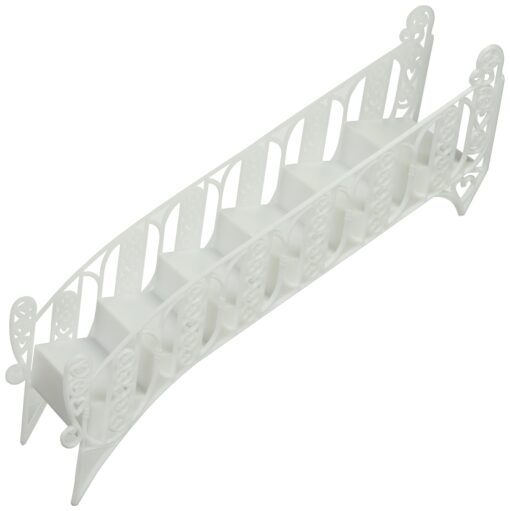 Elegant White Tiered Wedding Cake Step Decoration Stair, New in Box