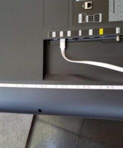 Power Practical LED Lights for TV Backlight - Luminoodle, USB Powered TV LED Light Strip w/ Bias Ambient Lighting for Home Theater - True White - Size (24"-29” TV) Medium (24 in-29 in TV, White) 56 71JqWeuFhlL