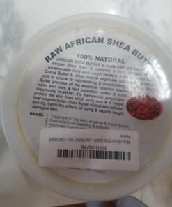 REAL African Shea Butter Pure Raw Unrefined From Ghana"IVORY" 8oz. CONTAINER 8 Ounce (Pack of 1) 41 71JqgOCf7CL
