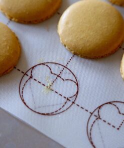 Premium Silicone Baking Mat for Macarons - Professional Fiberglass Baking Liner - Reusable Non-Stick Pastry Mat 29 71Jqkp5VkuL