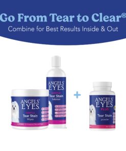 ANGELS' EYES PLUS Tear Stain Prevention Beef Powder for Dogs | All Breeds | No Wheat No Corn | Daily Support for Eye Health | Proprietary Formula |Limited Ingredients | Net Content 75g 17 71JqoVPgZUL