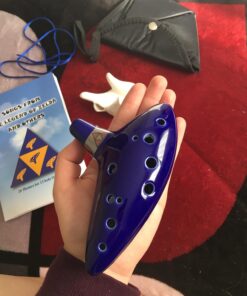 Deekec Zelda Ocarina 12 Hole Alto C with Song Book (Songs From the Legend of Zelda) with Display Stand Protective Bag Blue 31 71Jr8FpY4qL