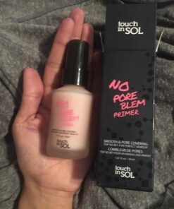 TOUCH IN SOL No Pore Blem Primer, 1.01 fl.oz(30ml) - Face Makeup Primer, Big Pores Perfect Cover, Skin Flawless and Glowing, Instantly Smoothes Lines, Long Lasting Makeup's Staying Pink 50 71JrOBv4kkL