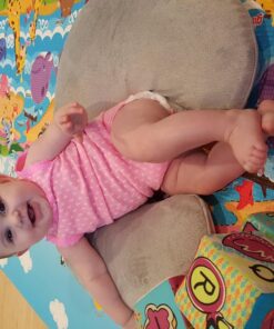 Baby Care Play Mat (Large, Playful - Pinko & Friend) 82'' x 55'' Original One-Piece Reversible Rollable Waterproof Play Mat for Infants, Babies, Toddler, and Kids Large 49 71JrkMiDSAL