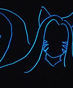 Lychee Neon Light El Wire with Battery Pack, 15 Feet, Blue 15ft 33 71JshXeweIL