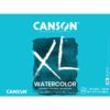 Canson XL Series Watercolor Textured Paper Pad for Paint, Pencil, Ink, Charcoal, Pastel, and Acrylic, Fold Over, 140 Pound, 18 x 24 Inch, 30 Sheets 18x24