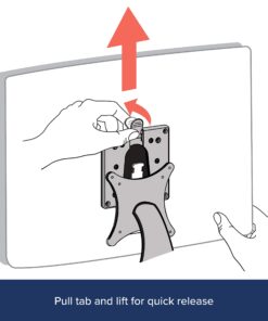 Ergotron – Quick Release Bracket – for Monitor and TV Screens Up to 35 lbs, Less Than 3 Inch Display Depth – Add-on for VESA Monitor Arms 15 71JskKoVcL