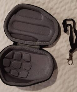 co2CREA Hard Travel Case Replacment for Logitech MX Master 2S / MX Master 3 Wireless Mouse (Black Case + Inside Grey) Black Case+Inside Grey Case for Master 2S/3 51 71JstGOt8mL