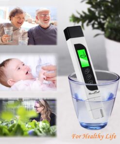 HoneForest Water Quality Tester, Accurate and Reliable, TDS Meter, EC Meter & Temperature Meter 3 in 1, 0-9990ppm, Ideal Water Test Meter for Drinking Water, Aquariums, etc. 27 71Jt HoZiFL