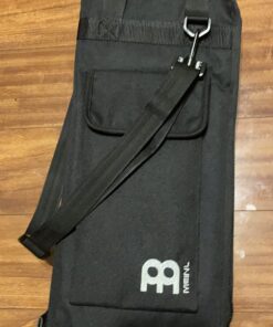 Meinl Percussion Drum Stick Bag with Extra Outside Pocket and Floor Tom Hooks – for Mallets, Brushes and Accessories, Black, Standard (MSB-1) Regular 46 71Jt1MYVfPL