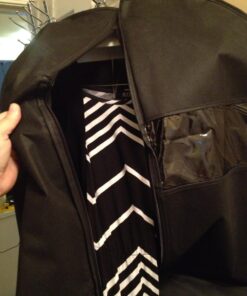 Garment Bags with Shoe Bag - Breathable Garment Bag Covers Set of 5 for Suit Carriers, Dresses, Linens, Storage or Travel - Suit Bag with Clear Window 47 71Jt4PUzWLL