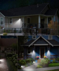 URPOWER Solar Lights Outdoor, Adjustable Solar Spot Lights Outdoor, 2-in-1 Waterproof Solar Landscape Spotlights Wall Light, Dusk-to-Dawn Solar Powered Outdoor Light for Garden, Yard, Pathway (2 Pack) 2 Pack Cool White 39 71Jt9KWpFL