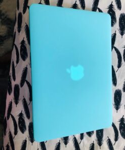 RUBAN for Old MacBook Pro Retina 13 inch (A1502 & A1425 Models) 2015 2014 2013 2012 Release,Plastic Hard Shell Case & Keyboard Cover, Turquoise 42 71JtJOcdPZL