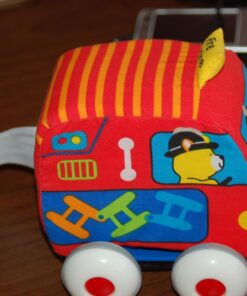 Melissa & Doug K's Kids Pull-Back Vehicle Set - Soft Baby Toy Set With 4 Cars and Trucks and Carrying Case - Pull Back Cars, Toys For Babies And Toddlers 54 71JtiwoBUNL 1