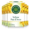 Traditional Medicinals Tea, Yellow Pau d'Arco, Everyday Wellness, 96 Tea Bags (6 Pack) 16 Count (Pack of 6)